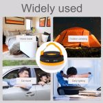 Multifunktionale tragbare Outdoor-Camping-Notbeleuchtung LED-Taschenlampe Laterne Taschenlampe Zeltlampe – Bild 5