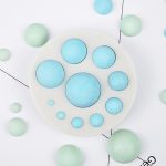 Runde Silikon-Fondant-Kuchenform, DIY-Backdekoration, Schokoladenwerkzeug, Round Silicone(Grey), Round Silicone(Pink) – Bild 4