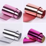 3 PCS Gold Silber Slider Folie für Nagel Holographic Transfer Wrap Aufkleber Adhesive Starry Manicure Decor Set – Bild 5