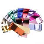 3 PCS Gold Silber Slider Folie für Nagel Holographic Transfer Wrap Aufkleber Adhesive Starry Manicure Decor Set – Bild 6