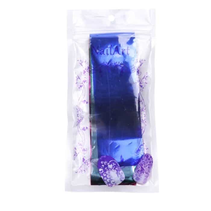 3 PCS Gold Silber Slider Folie für Nagel Holographic Transfer Wrap Aufkleber Adhesive Starry Manicure Decor Set – Bild 7