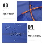 Einfarbige Heimschürze aus Polyester, Antifouling, einfache Schürze für Erwachsene – Bild 4