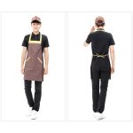 Einfarbige Heimschürze aus Polyester, Antifouling, einfache Schürze für Erwachsene – Bild 6