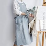 Baumwolle Simple Home Woman Schürze – Bild 5