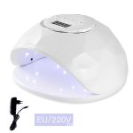 F6 UV-LED-Lampe Nageltrockner Dual-Hände-Nagellampe zum Aushärten von UV-Gel-Nagellack mit Sensor, Timer und LCD-Display – Bild 2