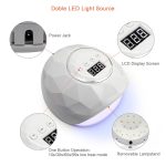 F6 UV-LED-Lampe Nageltrockner Dual-Hände-Nagellampe zum Aushärten von UV-Gel-Nagellack mit Sensor, Timer und LCD-Display – Bild 6