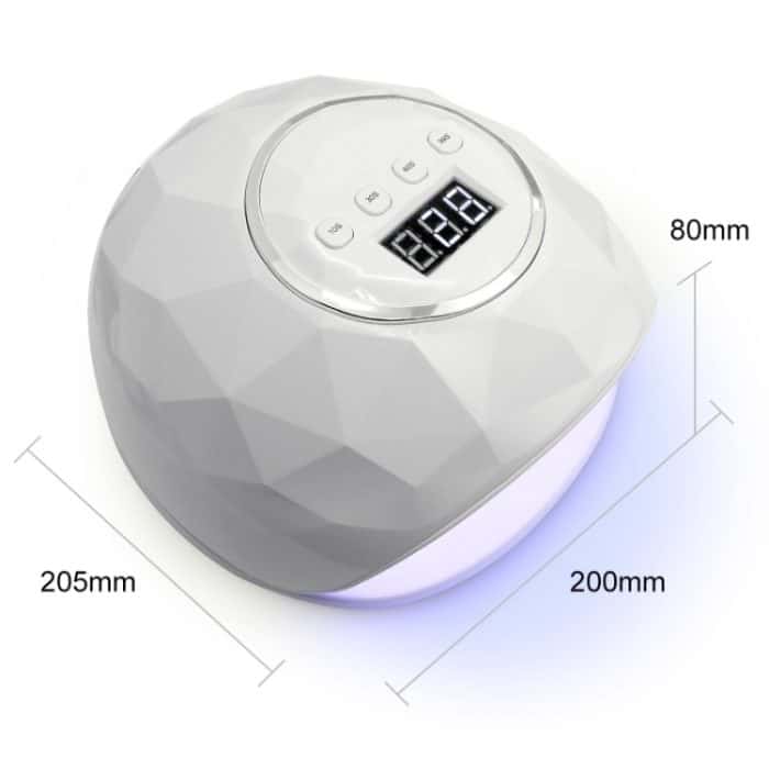 F6 UV-LED-Lampe Nageltrockner Dual-Hände-Nagellampe zum Aushärten von UV-Gel-Nagellack mit Sensor, Timer und LCD-Display – Bild 8