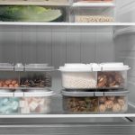 5 Stück Doppelgitter-Küchenlebensmittel-Mehrkorn-versiegeltes Glas, multifunktionale Kühlschrank-Aufbewahrungsbox mit Deckel – Bild 5