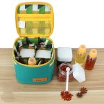 CLS Outdoor Gewürzflaschenset Tragbares Gewürzglas Barbecue Utensil Combination – Bild 4