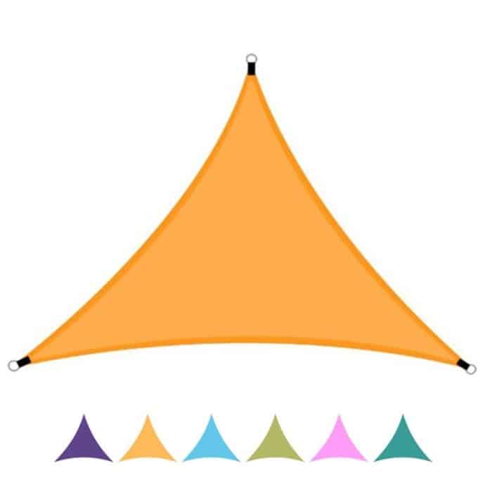 Outdoor-Sonnenschutz, dreieckig, Himmelsschirm, einfaches Sonnenschutzdach, 3X3X3M, 4X4X4M, 6X6X6M – Bild 2