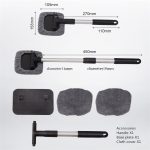 Autowindschutzscheibe Reinigungstuch Aluminiumlegierung Teleskop Autowaschfensterbürste – Bild 6