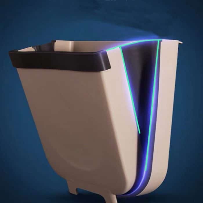 Faltbarer hängender Küchenabfalleimer, 24x6x21cm, 23x6x29cm – Bild 1