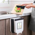 Faltbarer hängender Küchenabfalleimer, 24x6x21cm, 23x6x29cm – Bild 5