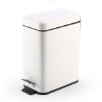 Haushalts-Edelstahl-Fußpedal, kleiner rechteckiger Mülleimer