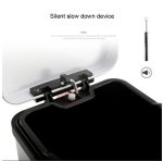 Haushalts-Edelstahl-Fußpedal, kleiner rechteckiger Mülleimer – Bild 4