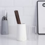 Staubdichter Küchenablauf, Haushaltskunststoff, Besteckaufbewahrung, Essstäbchenbox mit Deckel – Bild 6