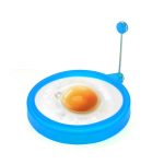 DIY Frühstück Runde Silikon Ei Ring Spiegelei Form Pfannkuchen Ring Antihaft Küche Kochen Form, Round, Blue, Round, Green, Round, Orange, Round, Red