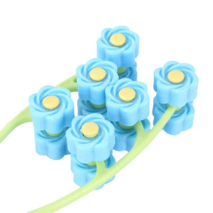 Manuelles Roller-Gesichtsmassagegerät, Gesichtsschönheitsinstrument, Gesichts-Doppelkinn-Werkzeug, Pink, Blue – Bild 4