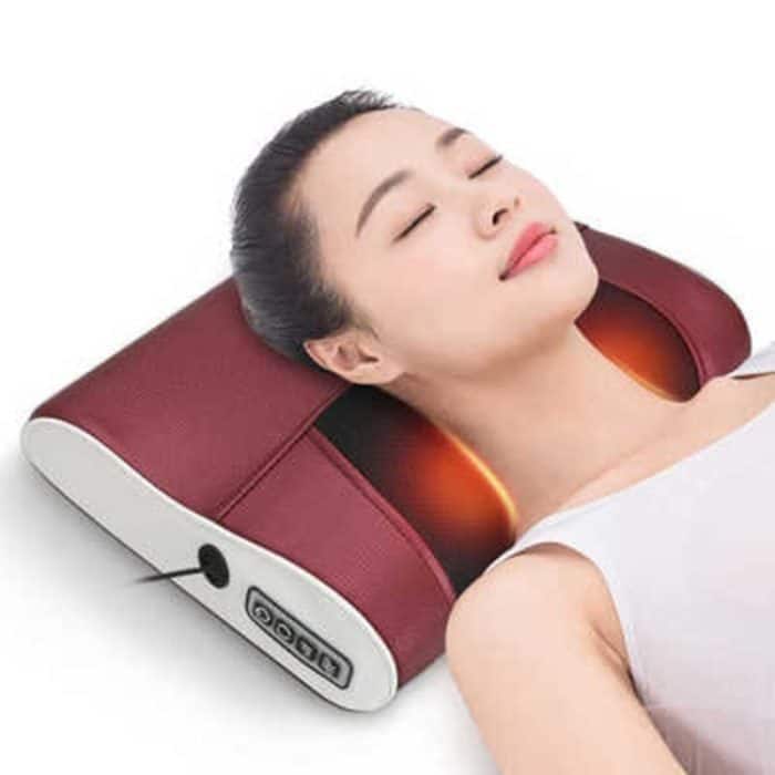 Halswirbelsäule-Massagekissen, Nacken, Taille, Rücken, multifunktionales elektrisches Massagekissen, EU Plug, AU Plug, US Plug, UK Plug – Bild 8