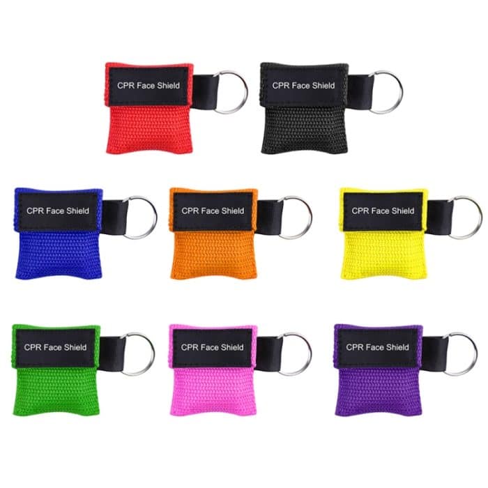 CPR-Notfall-Gesichtsschutzmaske, Schlüsselanhänger-Atemmaske – Bild 2