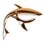 Gitarren-Kapodaster in Haifischform aus Zinklegierung, Guitar Capo – Bild 2