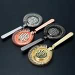 2 Stück Edelstahl Barkeeper Eisfilter Eisfalle Cocktailsieb, Stainless Steel, Rose Gold, Gold, Black – Bild 3