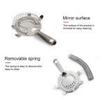 Edelstahl-Eisfilter, Weinfilter, Cocktailfilter – Bild 3