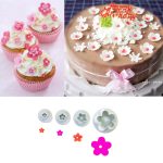 8 PCS Pflaumenfondant Kuchen Federdruck Stempel Backen Keksform – Bild 3