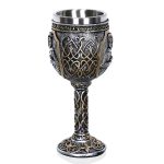 3D-Wikinger-Schädel, Kaffee-Bierkrug, Totenkopf-Becher, Bier, Wein, Getränk, Geschenk, Edelstahl, Ritter, dekorative Tasse für Männer, Goblet, Mug – Bild 3