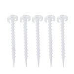 10 PCS / Set Luminous Camping Baldachin Zelt Bodenschraube Pegs Horn Nails Outdoor Kletterzelt Kunststoff Nails Zeltzubehör
