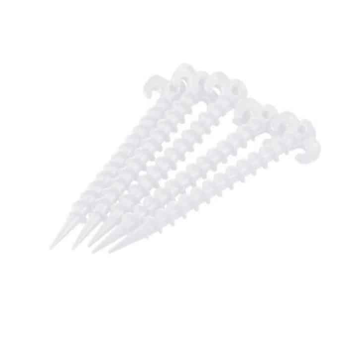 10 PCS / Set Luminous Camping Baldachin Zelt Bodenschraube Pegs Horn Nails Outdoor Kletterzelt Kunststoff Nails Zeltzubehör – Bild 2