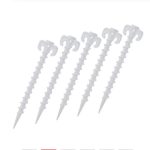10 PCS / Set Luminous Camping Baldachin Zelt Bodenschraube Pegs Horn Nails Outdoor Kletterzelt Kunststoff Nails Zeltzubehör – Bild 3