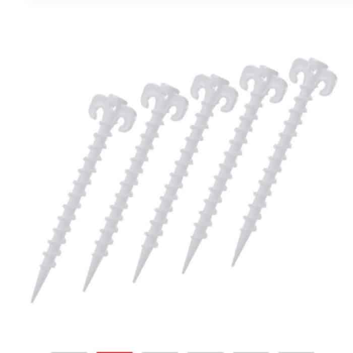 10 PCS / Set Luminous Camping Baldachin Zelt Bodenschraube Pegs Horn Nails Outdoor Kletterzelt Kunststoff Nails Zeltzubehör – Bild 3