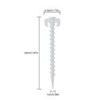 10 PCS / Set Luminous Camping Baldachin Zelt Bodenschraube Pegs Horn Nails Outdoor Kletterzelt Kunststoff Nails Zeltzubehör – Bild 6