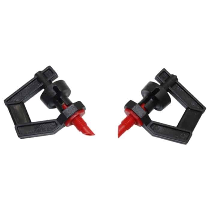 10 PCS Micro-Drip Irrigation Zubehör Verkauf 360 Grad drehbare Sprinkler Threaded-Schnittstelle – Bild 2