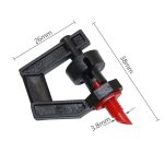 10 PCS Micro-Drip Irrigation Zubehör Verkauf 360 Grad drehbare Sprinkler Threaded-Schnittstelle – Bild 5