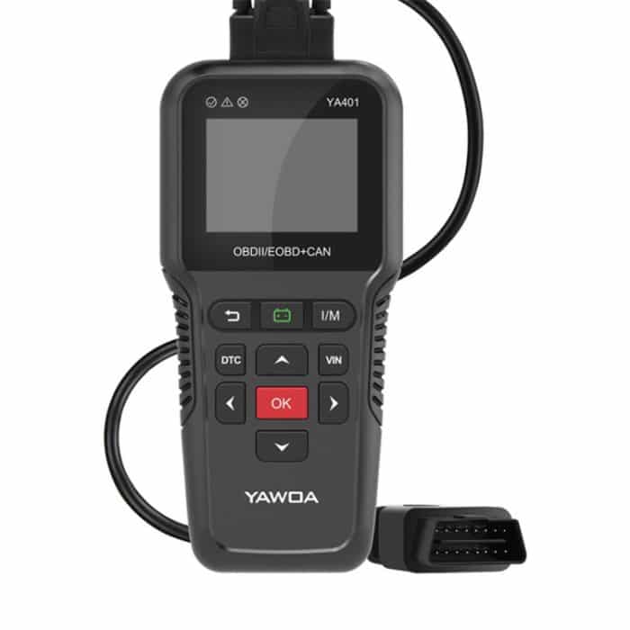 YAWOA YA401 Fahrzeugmotorfehler-Diagnoseinstrument OBD2 Fahrzeugfehler-Lesekarte Batteriedetektor – Bild 1