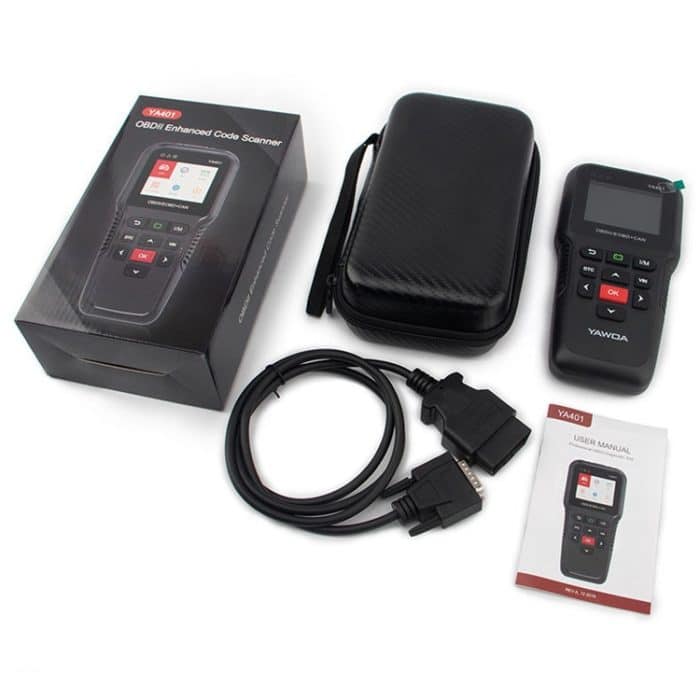 YAWOA YA401 Fahrzeugmotorfehler-Diagnoseinstrument OBD2 Fahrzeugfehler-Lesekarte Batteriedetektor – Bild 11
