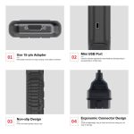 YAWOA YA401 Fahrzeugmotorfehler-Diagnoseinstrument OBD2 Fahrzeugfehler-Lesekarte Batteriedetektor – Bild 3