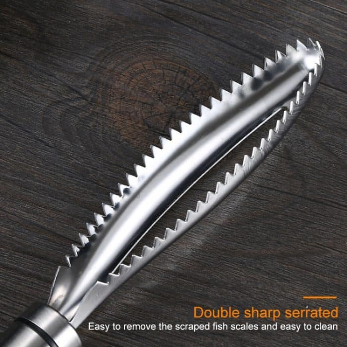 4 PCS Edelstahl-Fischschuppenhobel Haushaltshand-Fischschuppenentferner – Bild 5