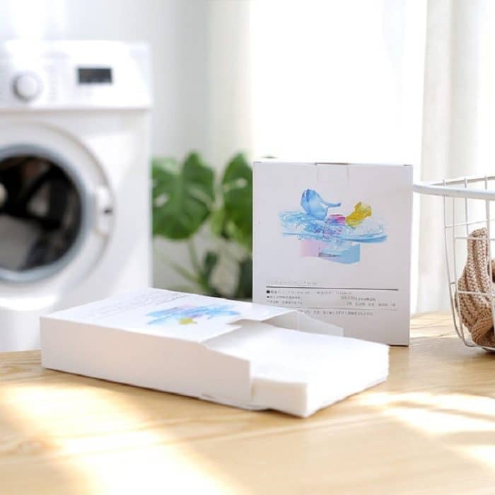 120 PCS / 5-Kartons Anti-Cross-Dye-Farbabsorptionsfilm Kleidung Shuffle-Farbfilm – Bild 1