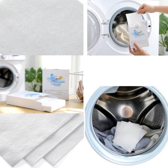 120 PCS / 5-Kartons Anti-Cross-Dye-Farbabsorptionsfilm Kleidung Shuffle-Farbfilm – Bild 5