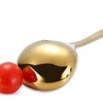 3 Stück Edelstahl-Saucenlöffel, kreativer Löffel mit großem Kopf und langem Griff, Original Steel, Gold, Rose Gold, Blue, Colorful, Black – Bild 4