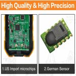 PEAKMETER Hochpräzises Digitalanzeige-Windgeschwindigkeits-Luftvolumenmessgerät, MS6252A Wind Speed, Air Volume, MS6252B Temperature, Humidity, USB – Bild 9