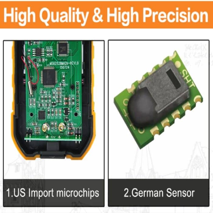 PEAKMETER Hochpräzises Digitalanzeige-Windgeschwindigkeits-Luftvolumenmessgerät, MS6252A Wind Speed, Air Volume, MS6252B Temperature, Humidity, USB – Bild 9