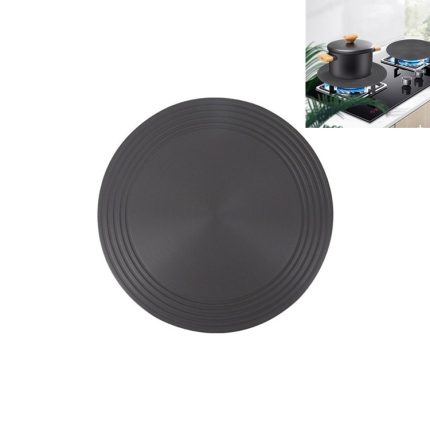 Wärmeleitende Platte für Gasherd, Küche, schnelles Auftauen, Topf, Anti-Brennen, schwarze wärmeleitende Platte, 24cm, 28cm