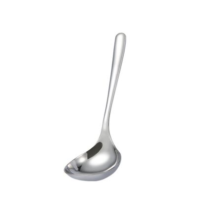 4 PCS Edelstahl Suppe Löffel Restaurant Gemeinsame Löffel Haushalt Reis Schüssel, Small, Large