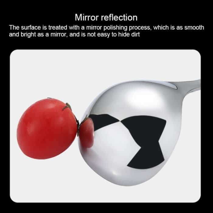 4 PCS Edelstahl Suppe Löffel Restaurant Gemeinsame Löffel Haushalt Reis Schüssel, Small, Large – Bild 3