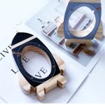 Nordic Holz Rakete Spardose Spielzeug Wohnzimmer Dekoration Sparschwein – Bild 5