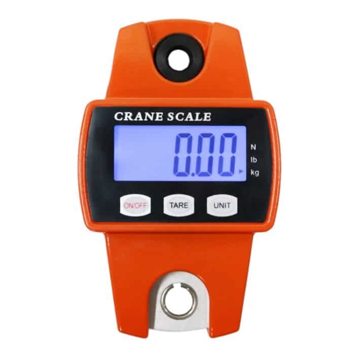 300 kg x 100 g tragbarer digitaler LCD-Edelstahlhaken Mini Electronic Hook Scale – Bild 2